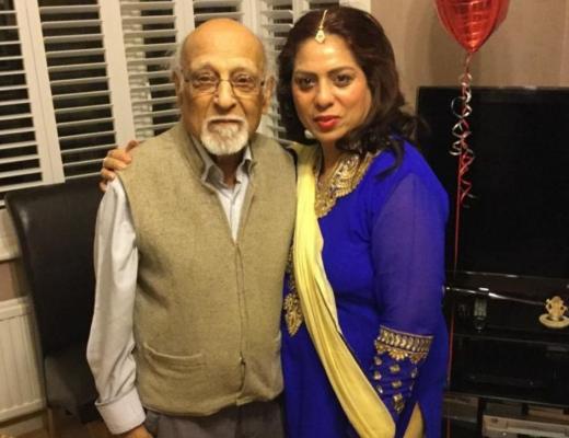 Roma Sharma and her father, Krishan