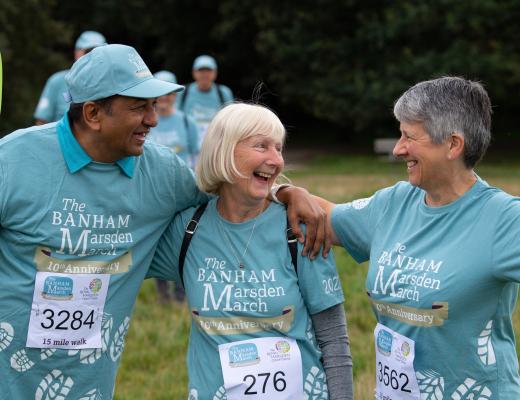 Friends on the The Banham Marsden March