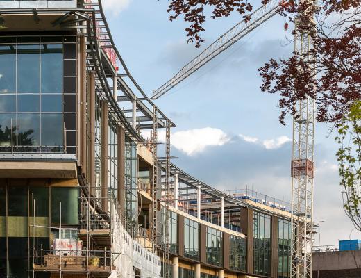 The Oak Cancer Centre under construction