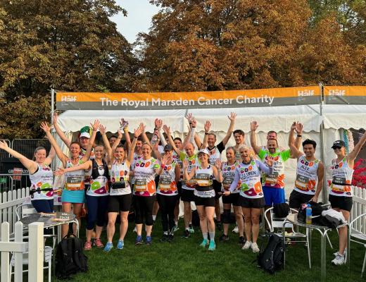 Team Marsden 2023 at the Royal Parks Half Marathon