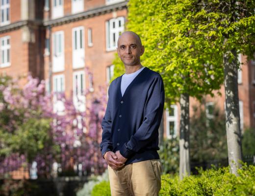 Nick Symani patient outside The Royal Marsden