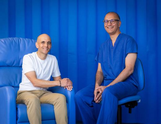 Nick and Mr Khan Symani