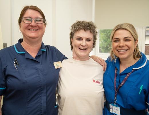 Zoe and her nursing team
